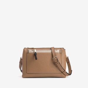 Bolso bandolera camel elegant