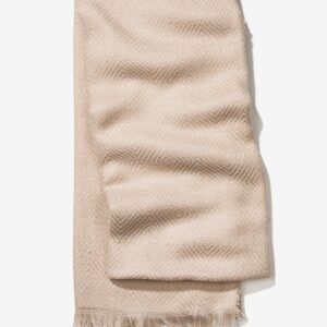 Bufanda beige labrada