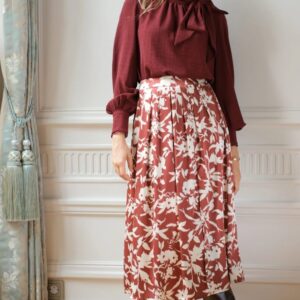 Falda flores caldera