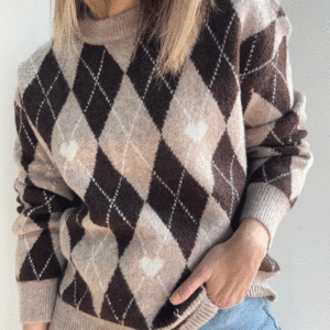 Jersey rombos corazón