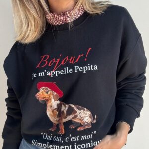 Sudadera perrito bojour