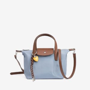 Bolso city naylon azul