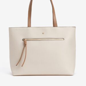 Bolso shopper beige