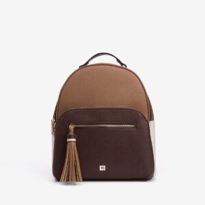 Mochila tricolor choco