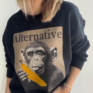 sudadera alternative negro