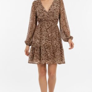 Vestido cachemier choco