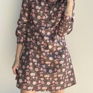 vestido choco flores