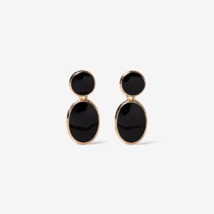 Pendientes dorados black