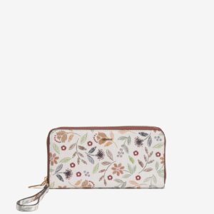 Cartera estampado floral