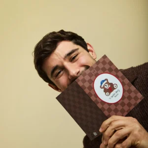 Postal "Te quiero beary much"