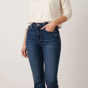 Pantalón denim flare