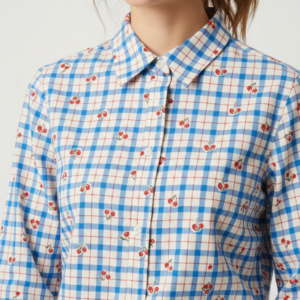 Camisa cuadros cerezas