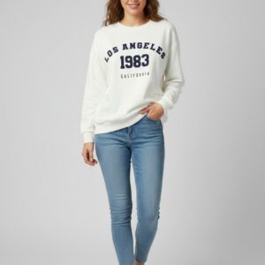Sudadera Los Angeles Blanco