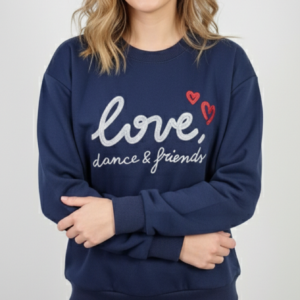 Sudadera Love marino