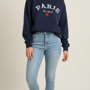 Sudadera París Azul Marino