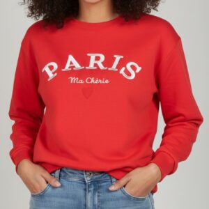 Sudadera París Rojo