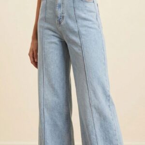 Pantalón denim ancho