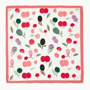 Pañuelo cerezas rojo