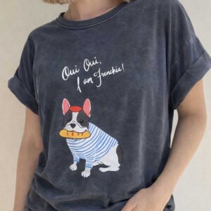 Camiseta bulldog negro