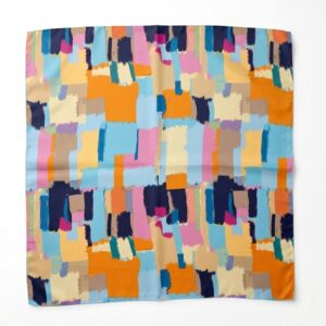 Pañuelo abstract azul