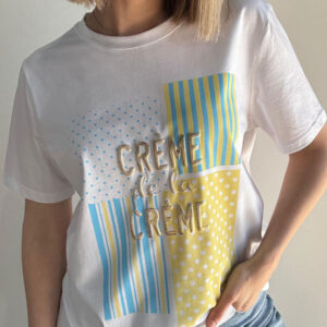 Camiseta creme amarillo