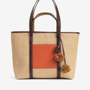 Bolso shopper pompones