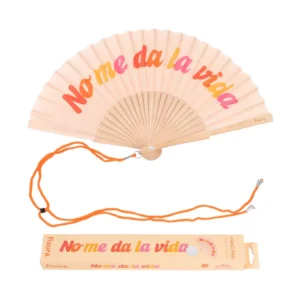 Abanico "No me da la vida"