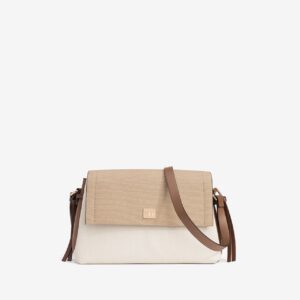 Bolso bandolera solapa bicolor