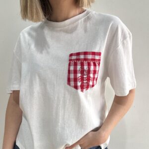 Camiseta vichy langosta