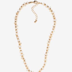 Collar dorado perlas